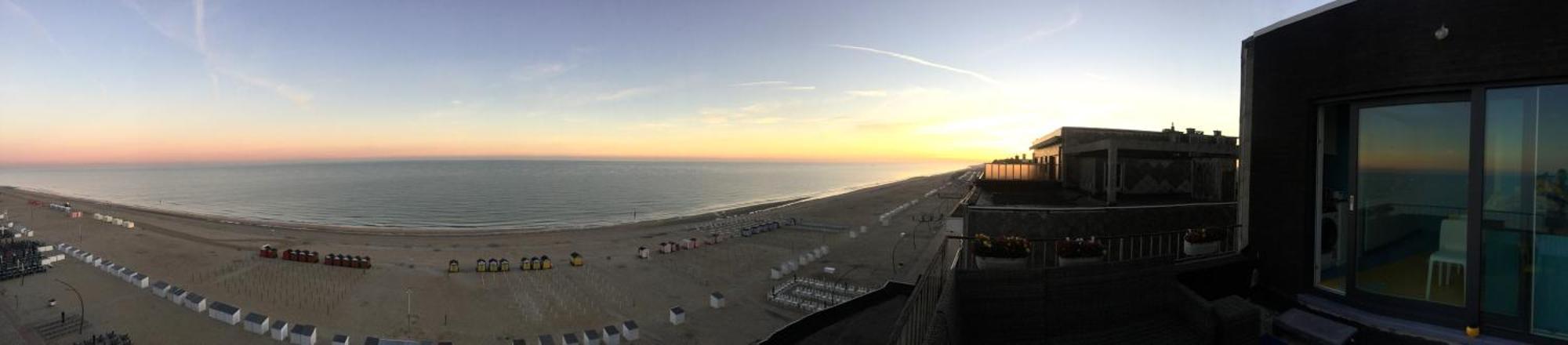 Apartmán Zeedijk44 - Frontal Sea View Penthouse De Panne Exteriér fotografie