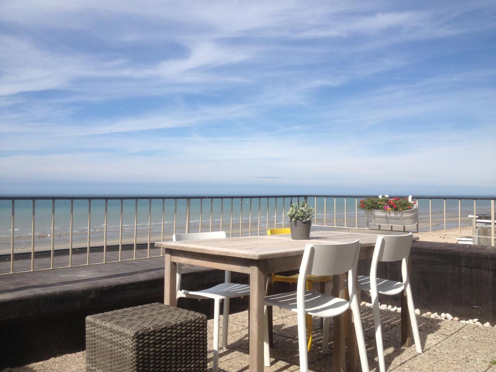 Apartmán Zeedijk44 - Frontal Sea View Penthouse De Panne Exteriér fotografie